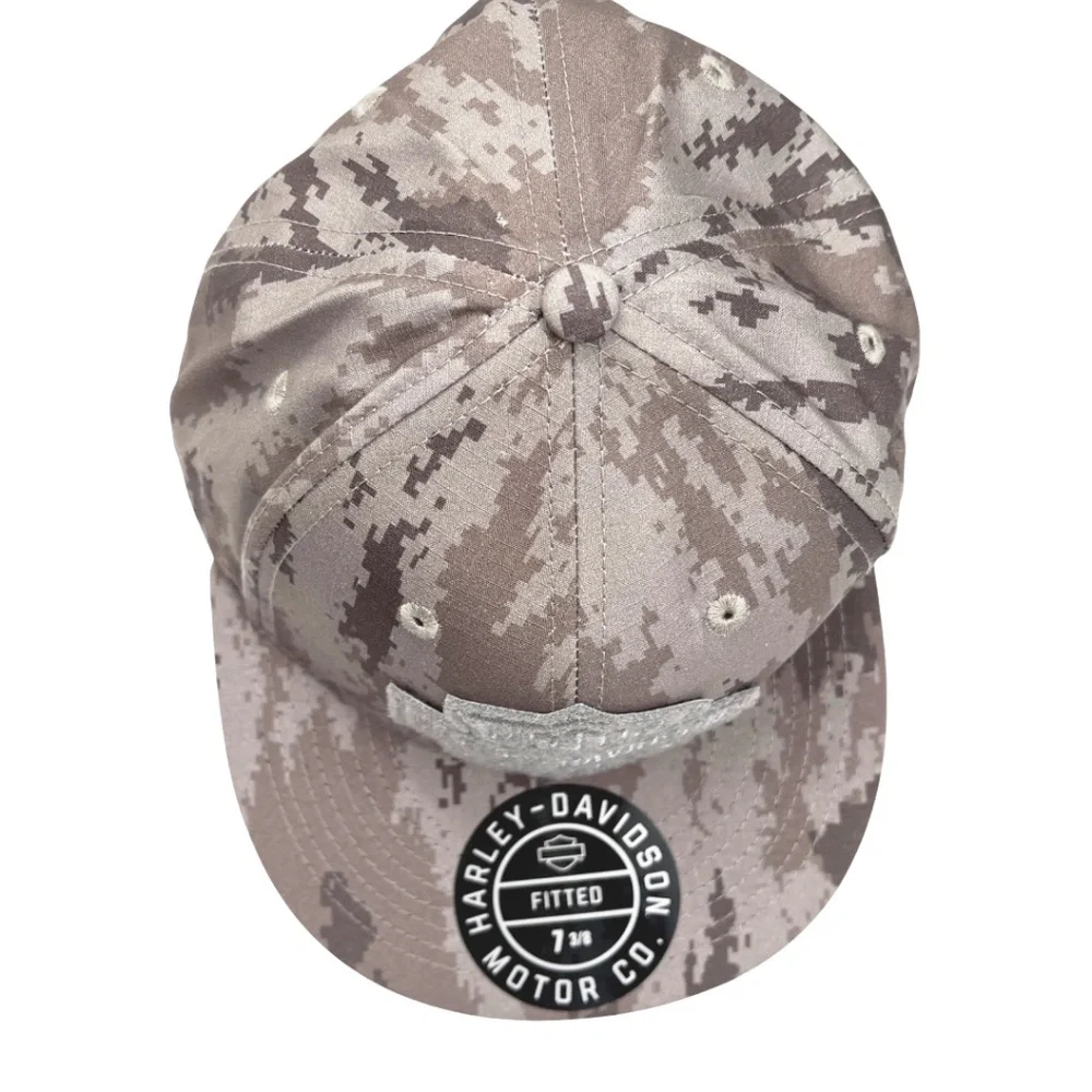 NWT Harley-Davidson® Modern Camo Stretch Fit Cap Large